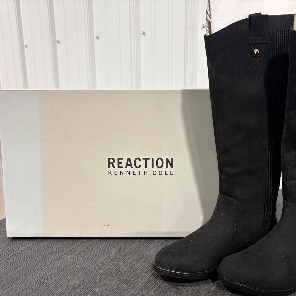 Kenneth Cole Women’s Stretch Boots – Black | Size 7 | New
